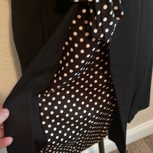 90s Vintage Mini Dress with Polka Dot - Picture 2 of 6